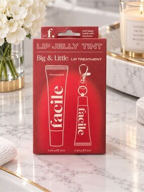 Facile Big & Little Lip Jelly Tint in Champagne - BNIB, Limited Edition!